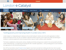 Tablet Screenshot of londoncatalyst.org.uk